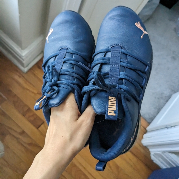 PUMA Riaze Prowl Graphic Blue running shoes size 6.5 - Picture 2 of 7